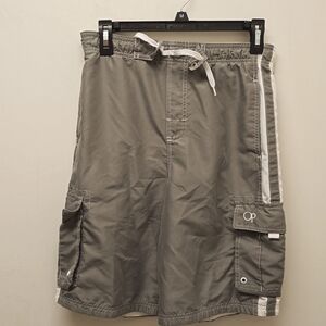 🦋 OP Tween Boys Light Green Cargo Shorts - Size XL (14-16)